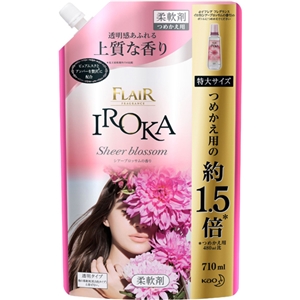 フレア フレグランス IROKA 柔軟剤 シアーブロッサムの香り つめかえ用 特大サイズ 710ml