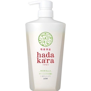 hadakara ハダカラ ボディソープ  保湿＋サラサラ仕上がりタイプ グリーンシトラスの香り 480ml