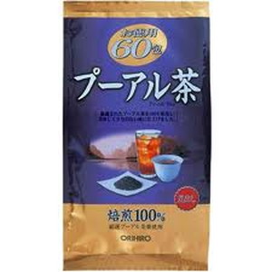 オリヒロ　お徳用　プーアル茶　３ｇ×６０包入　※軽減税率対象商品【税率8％】