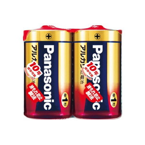パナソニック　アルカリ乾電池　単１形×２本